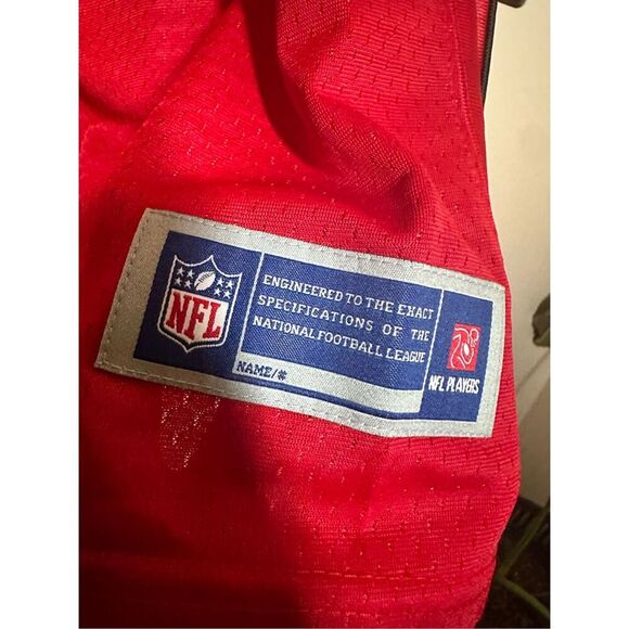 NFL Atlanta Falcons Women’s Red and White Jersey Size Small or XL New - Picture 2 of 7